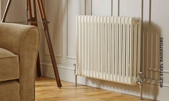 Laser Klassic Horizontal 3 Column White Radiator